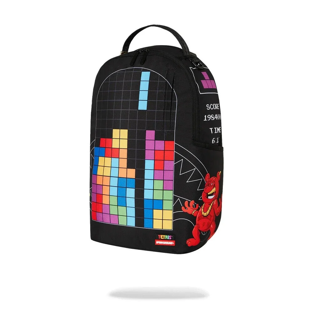 Sprayground Tetris With Diablo and Money Bear Unisex Multicolor Backpack SPR110